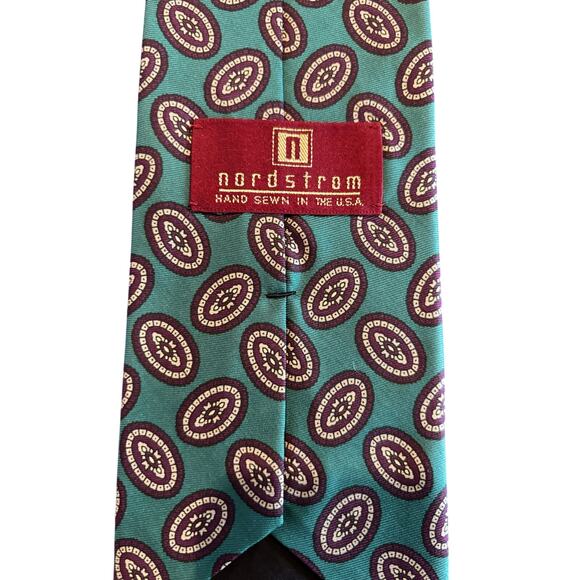 Lot of 5 Silk Ties, Nordstrom, Placenza, Italy, EUC - Picture 4 of 6